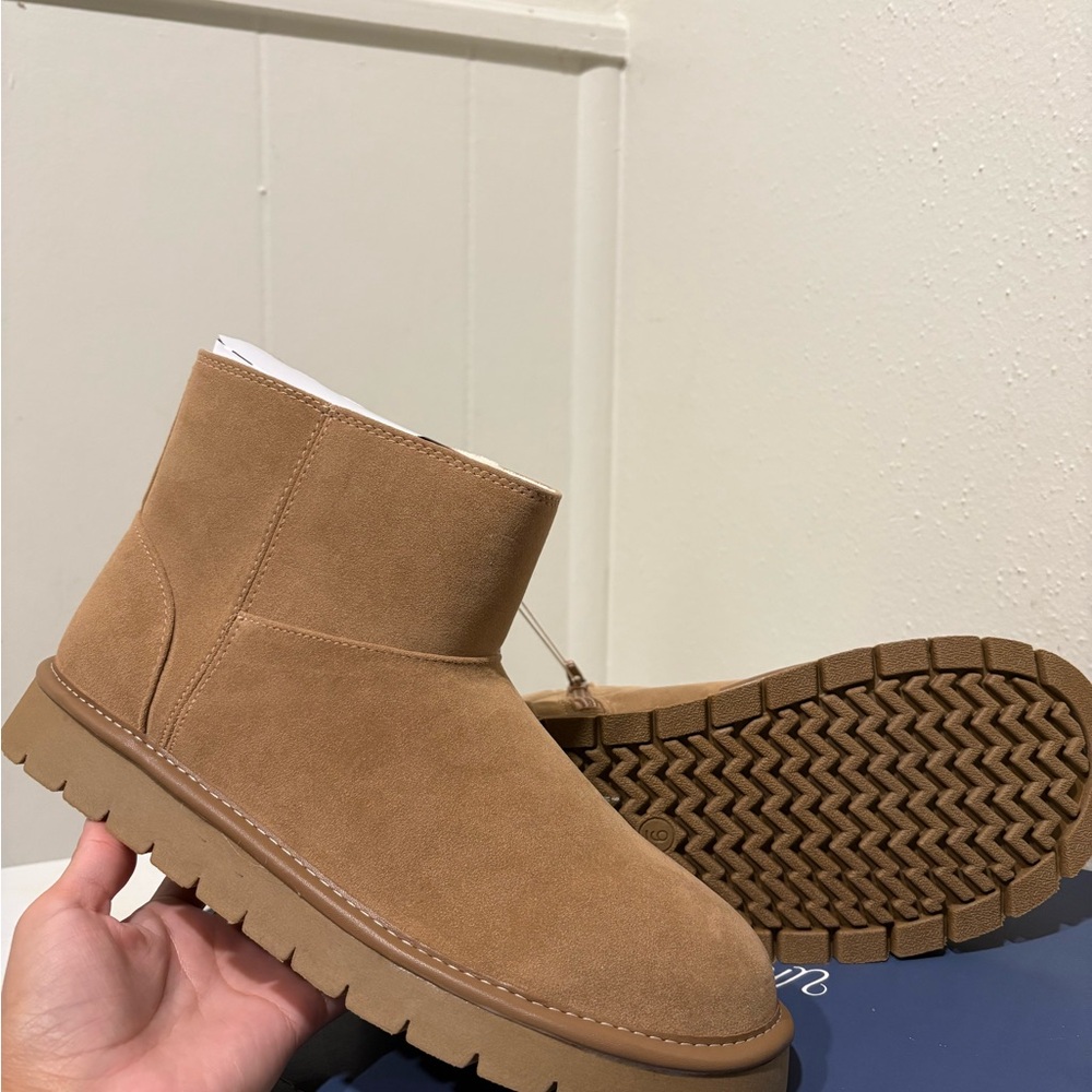 Target Tan Memory Foam Boots